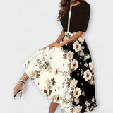 Robe Midi Femme avec Blazer