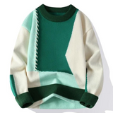 Bruno - Pull Patchwork Confortable