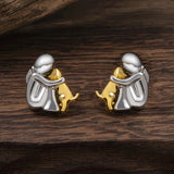 Earrings with Dog Icon