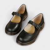 Chaussures Mary Jane Vintage pour Femmes – Chaussures Classiques avec Sangle et Semelle Confort