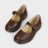Chaussures Mary Jane Vintage pour Femmes – Chaussures Classiques avec Sangle et Semelle Confort