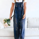 Thessa™ - Salopette en denim délavé