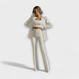 Selina - Ensemble 3 pièces élégant (Blazer, Haut, Pantalon)
