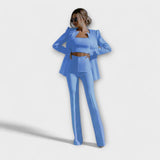 Selina - Ensemble 3 pièces élégant (Blazer, Haut, Pantalon)