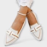 Chaussures plates pour femmes avec design en nœud