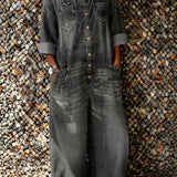 Bo | Salopette en denim avec bretelles