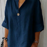Angela™ | Blouse V-Décolleté Légère