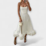 Lily - Robe midi festive