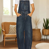 Nora | Salopette en denim avec poches
