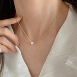 Moissanite Stone Necklace