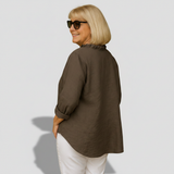 Delphine | Blouse Douce avec Volants