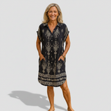 Béatrice | Robe en Coton Lin