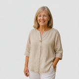 Béatrice | Blouse Drapée Légère