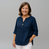 Béatrice | Blouse Drapée Légère