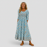 Blanche | Robe Midi Marine