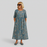 Béatrice | Robe Midi Décontractée