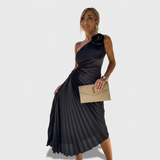 Gabrielle | Robe Maxi Florale À Une Épaule