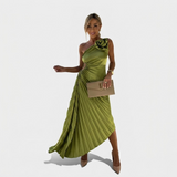 Gabrielle | Robe Maxi Florale À Une Épaule