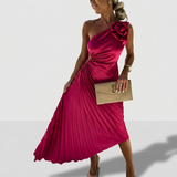 Gabrielle | Robe Maxi Florale À Une Épaule