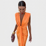 Marguerite | Robe Midi Plissée
