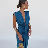 Marguerite | Robe Midi Plissée