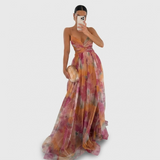 Delphine | Robe de Soirée Drapée