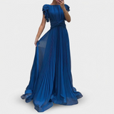 Delphine | Robe de Soirée Plissée