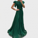 Delphine | Robe de Soirée Plissée