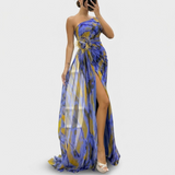 Élodie | Robe Drapée Vibrante