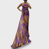 Élodie | Robe Drapée Vibrante