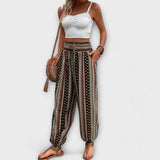 Scarlett - Pantalon avec motif ethnique