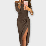 Lena - Robe Élégante Off-Shoulder