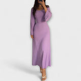 Jocelyn - Robe en tricot élégante avec détail à la taille