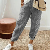 Klara™ - Pantalon Rayé