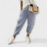 Sanne - Pantalon rayé confortable