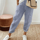 Klara™ - Pantalon Rayé