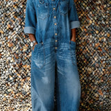 Bo | Salopette en denim avec bretelles