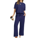 Eliza™ - Ensemble Décontracté Top et Pantalon