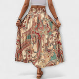 Jupe fluide avec motif