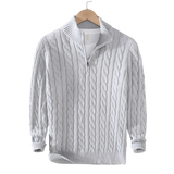Anthony - Pull Torsadé Demi-Zip