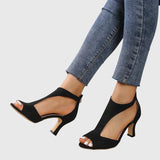 Florence | Escarpins peep-toe rosé poudré