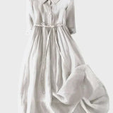 Robe avec Col Élégant