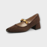 Eleanor - Talons épais avec pièce en métal