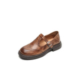 Velda™ - Élégantes Mary Janes en cuir