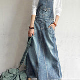 Demi™ - Robe Salopette en Denim Décontractée