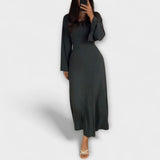 Jocelyn - Robe en tricot élégante avec détail à la taille