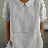 Amalie ™ - Blouse décontractée avec col