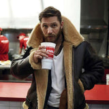 Arthur | Shearling-Lined Leather Jacket