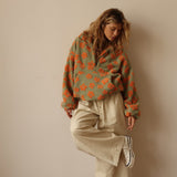 Rose | Floral Fleece Pullover