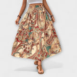 Jupe fluide avec motif